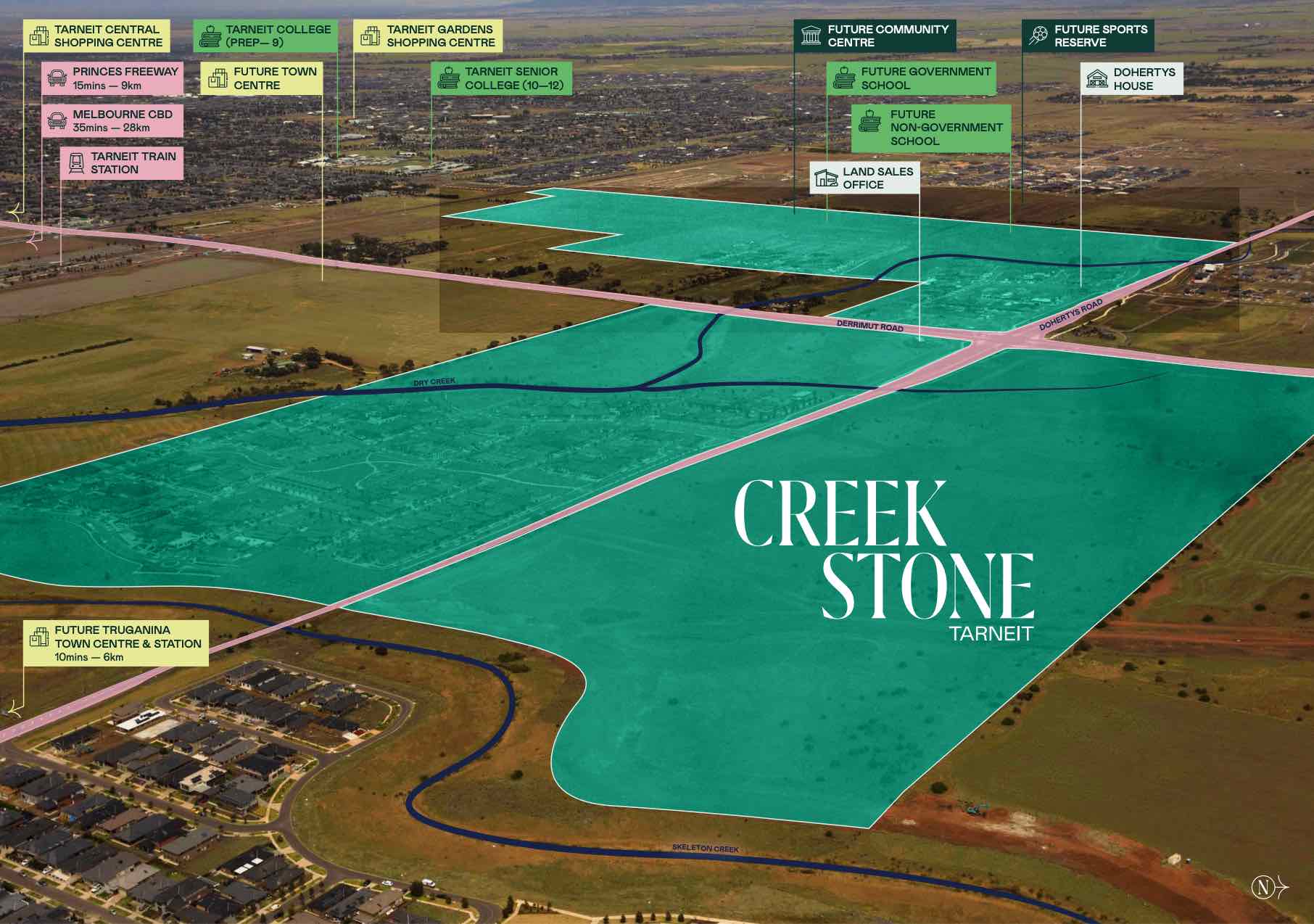 Creekstone Estate - Tarneit Aerial